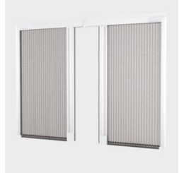 Moustiquaire MP25 plissé coulissante 2 VANTAUX