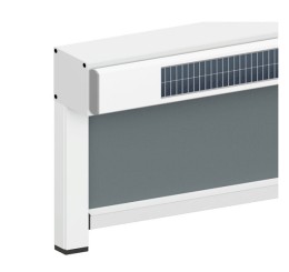 Store vertical avec coffre et coulisse + PROSCREEN 95 ZIP SOLAIRE