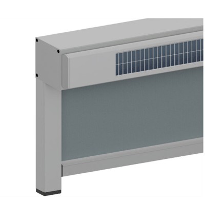 Store vertical avec coffre et coulisse + PROSCREEN 95 ZIP SOLAIRE