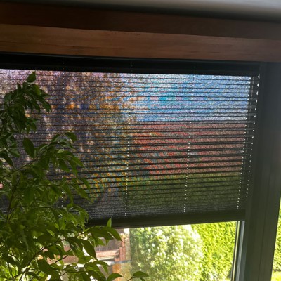 Store Duette® intérieur pour fenêtre de toit inclinée en tableau| Jecréemonstore