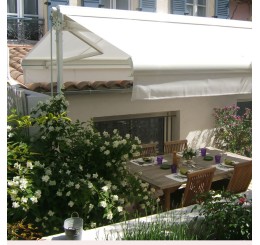 Toile pour store double pente