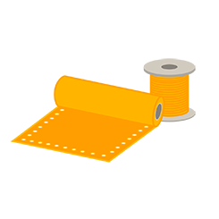 Toile avec œillets