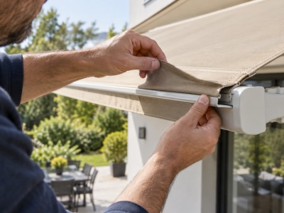 Toile de store sur mesure : comment vérifier la compatibilité de son store banne